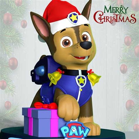 Artstation Chase Paw Patrol Merry Christmas Resources