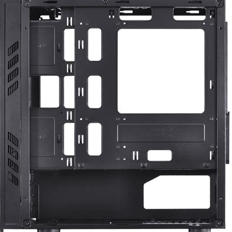 Gabinete Gamer Pcyes Saturn Mid Tower Fans Red Lateral De