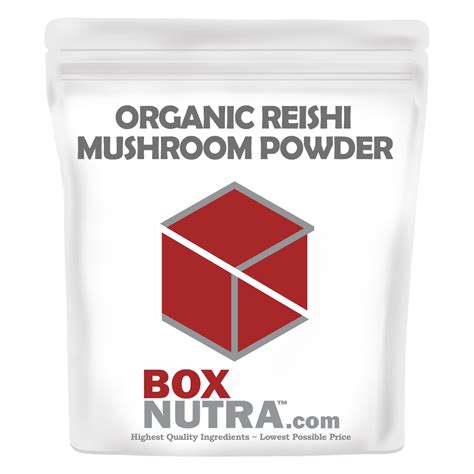 Organic Reishi Mushroom Powder Fruiting Body — Boxnutra