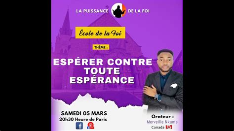 Esperer Contre Toute Esp Rance Youtube