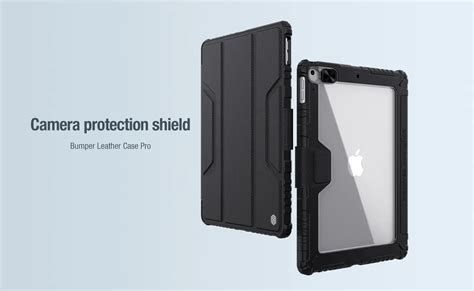 Bao da iPad 10 2 inch Gen 7 8 9 Nillkin Bumper Leather Case Pro siêu