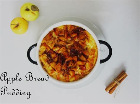 Apple Custard Bread Pudding