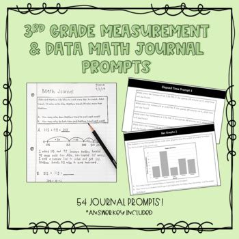 3rd Grade Math Journal Prompts For MD Standards By Two Bunhead Teachers