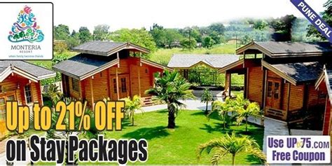 Monteria Resort Pune Khopoli Stay Package Coupons Deals Offers