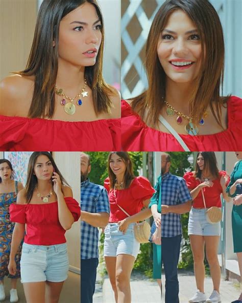 Sanem Episode Erkenci Kus Stylish Outfits Denim Fashion