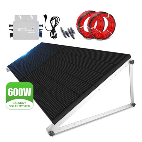 Germany Small On Grid Solar System Balkonkraftwerk 600 Watt Balcony