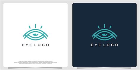 Premium Vector Vector Logo On Which Abstract Image Of Eye Sight