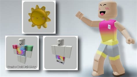 0 Robux Outfit Ideas 🌞💛 Roblox Vannies World Full Of Joy Youtube