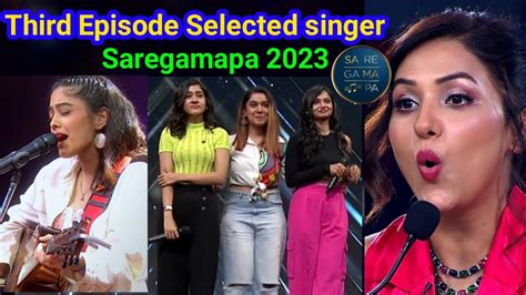 Saregamapa Third Episode Selected Singer List Srgmp Youtube