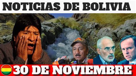 Noticias De Bolivia De Hoy De Noviembre Noticias Cortas De