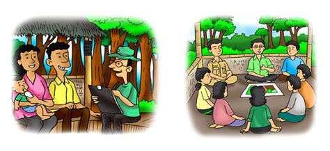 Gambar Orang Kampung Kartun Gambar Orang Desa Kartun Hd Png Download