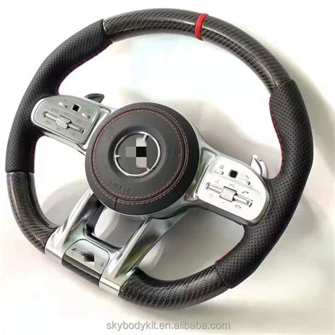 Carbon Fiber Amg Steering Wheel For Mercedes Benz Car A C E S Cls Glc