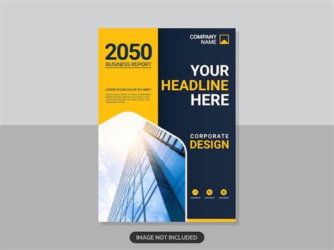 Premium Vector | Creative corporate book cover design