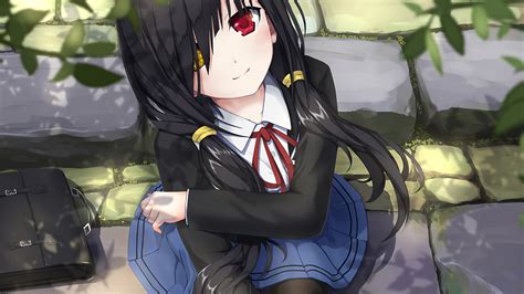 Schoolgirls Date A Live Tokisaki Kurumi Anime Anime Girls