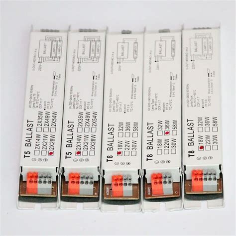 220 240V AC 2x18W 2x30W 2x36W 2x58W Wide Voltage T8 Electronic Ballast