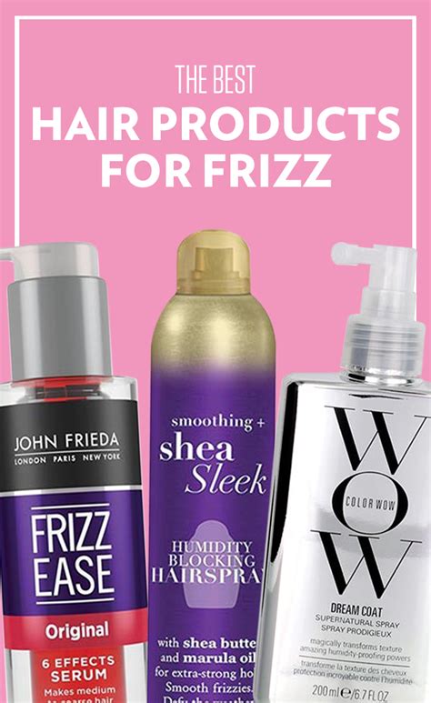 The Best Anti Frizz Products To Try This Summer Anti Frizz Products Anti Frizz Hair Dry