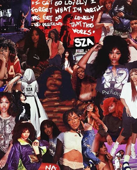 Download Sza Collage Aesthetic Wallpaper