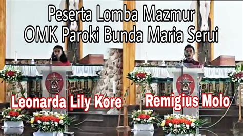 Peserta Lomba Mazmur OMK Paroki Bunda Maria Serui CYD Nabire 2022