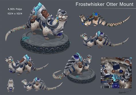 “Frostwhisker Otter Mount” by Natacha Nielsen (Student Art Contest ...