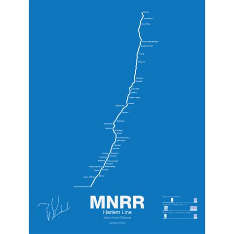 Metro North Harlem Line Poster – vanmaps