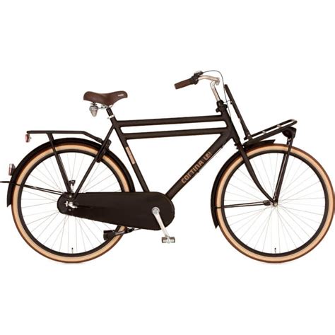 Cortina U4 Transport Herenfiets Jet Black Matt 28 Inch