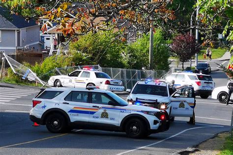 RCMP Vehicle Broad Sided In Nanaimo Intersection Crash Tofino