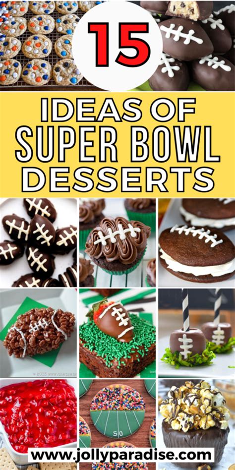 15 Easy Super Bowl Desserts - Jolly Paradise