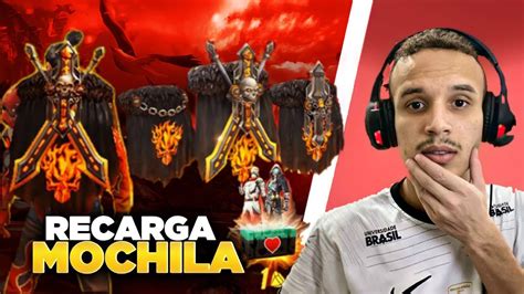 FREE FIRE AO VIVO MOCHILA CAVALEIRO SOMBRIO RANKED 4X4 APOSTADO