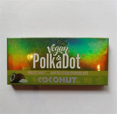 Polkadot Coconut Magic Mushroom Polka Dot Mushroom Chocolate