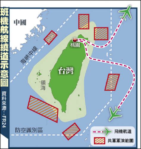 自由日日shoot》中國軍演亂航空 班機繞道 耗油耗時 政治 自由時報電子報