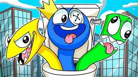 Rainbow Friends 2 Pero Son Skibidi Toilet Animación Youtube