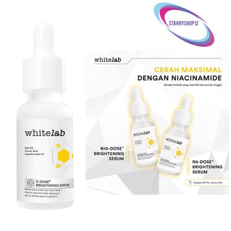 Promo Whitelab Brightening Serum Intense Booster C Dose Serum N5