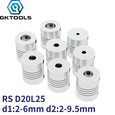 Gktools Aluminium Cnc Motor Jaw Shaft Coupler Flexible Coupling Od