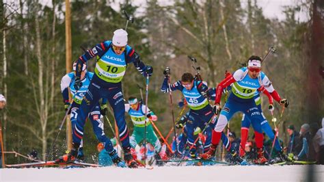 Biathlon Otepää les listes de départ des relais dernières courses