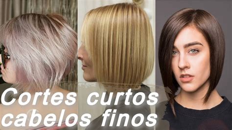 As 20 Ideias 💘 Para Cortes Curtos Cabelos Finos Cabeleireiro Profissional E Maquiagem Profissional