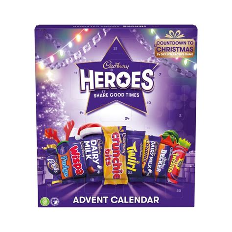 Cadburys Heroes Advent Calendar 230g Home Bargains