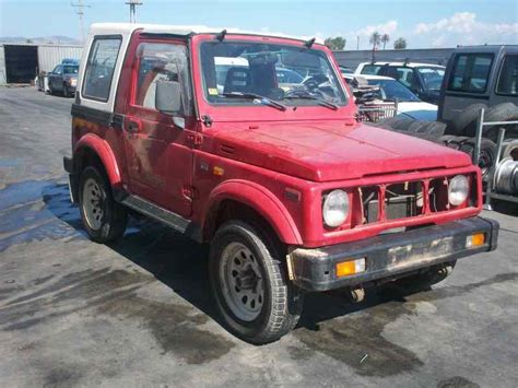 Hood SUZUKI SAMURAI Closed Off Road Vehicle SJ 1 0 All Wheel Drive