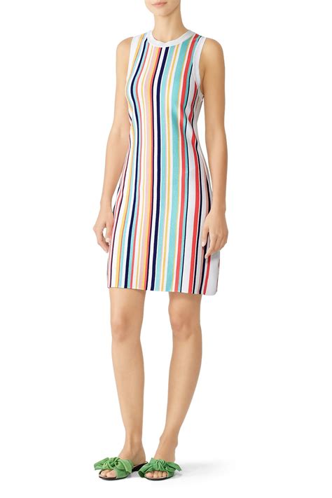 Vertical Stripe Dress by 525 America | Rent the Runway