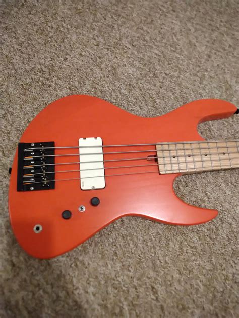 Ramsay Rmi Handmade 5 String Bass With Hipshot Hardware Emg Active Dc Pickup Basses For