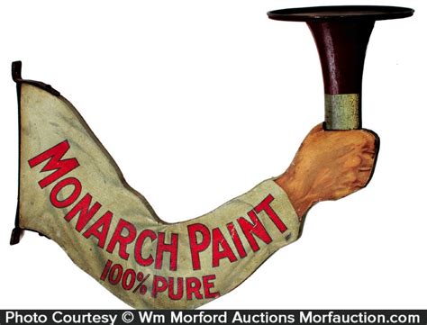 Monarch Paint Sign • Antique Advertising