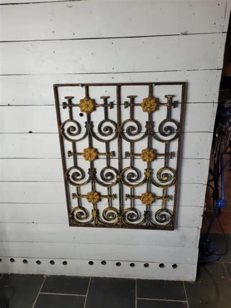 Ancienne Grille En Fonte Eur Picclick Fr