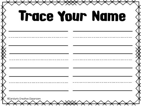 EDITABLE Name Practice Sheets - Worksheets Library