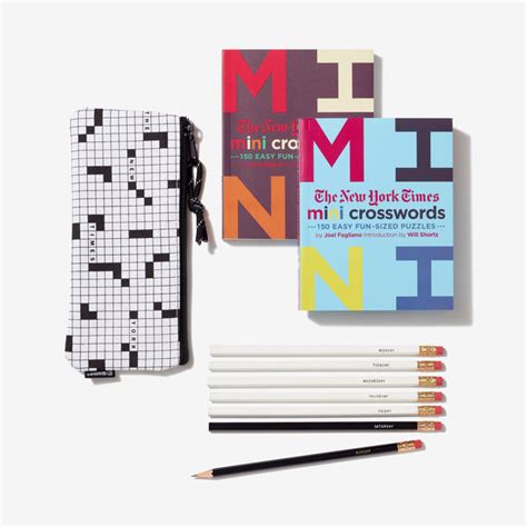 New York Times Mini Crosswords With Pencil Set – The New York Times Store