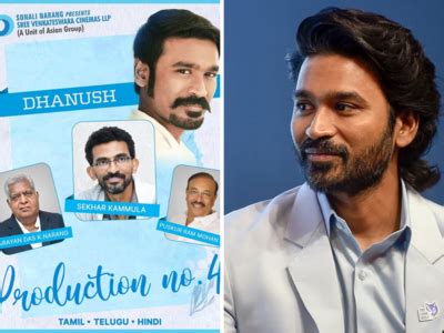 Dhanush Signs Up For His Next A Trilingual Film With Sekhar Kammula