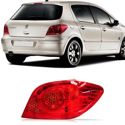 Lanterna Traseira Peugeot 307 Hatch 2007 2008 2009 2010 2011 2012 Rubi