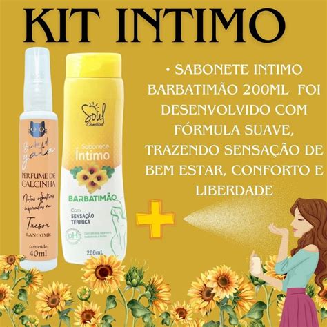 Kit Sabonete Intimo Barbatim O Perfume De Calcinha Sweet Tresor