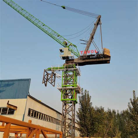 Self Erecting Luffing Tower Crane 8ton 10 Ton Building Tower Crane Self