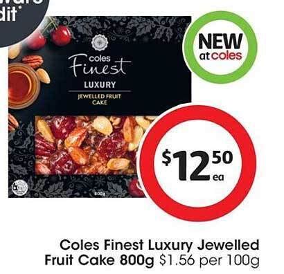 Coles Finest Luxury Jewelled Fruit Cake Offer At Coles