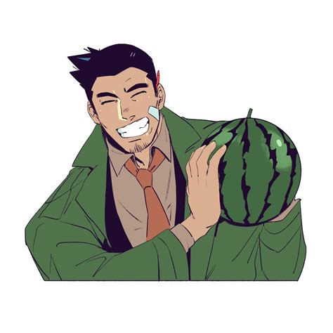 Dick Gumshoe Ace Attorney Drawn By Greengrimy Danbooru