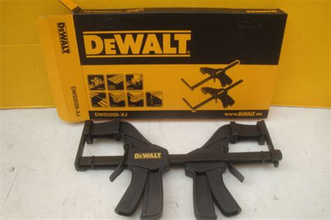 DEWALT DWS5026 TrackSaw Track Clamps Set Of 2 Black For Sale Online